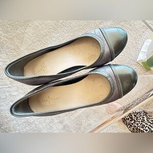 Cole Haan gray heels